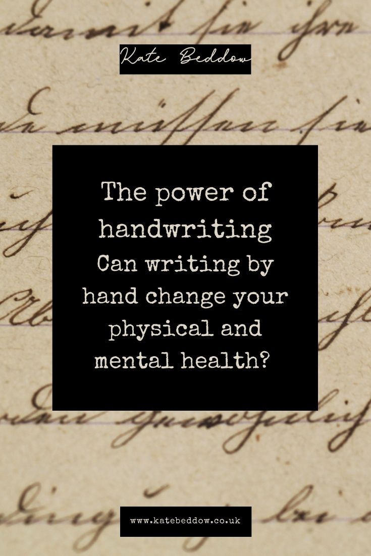The power of handwriting